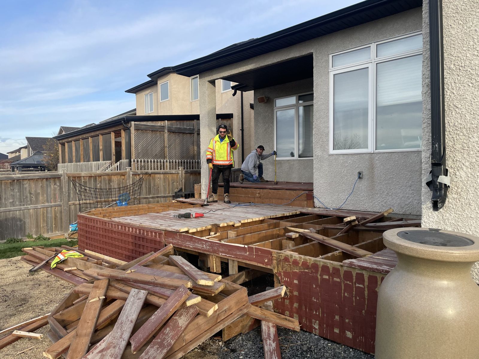 Deck Demolition - Chippewa Valley Junk Removal